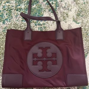 Tory Burch small Ella tote (burgundy)